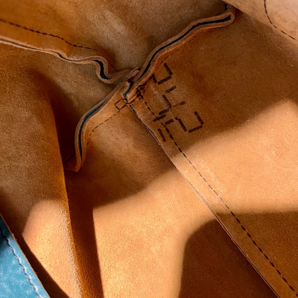 ❌ SOLD ❌ Portland Leather Goods Turquoise Large classic tote, new - Picture 6 of 6